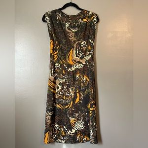 Colorful Vintage Tiger Dress - Size Small - No Tags